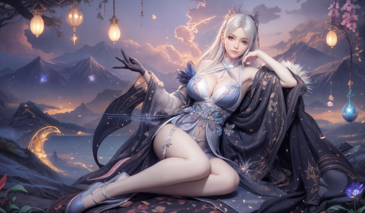 然而